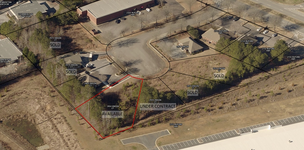Primary Photo Of 2954 Vinson Ct, Buford Land For Sale
