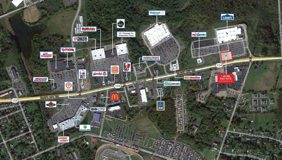 More Photos Of 444 NY-104, Oswego Land For Lease