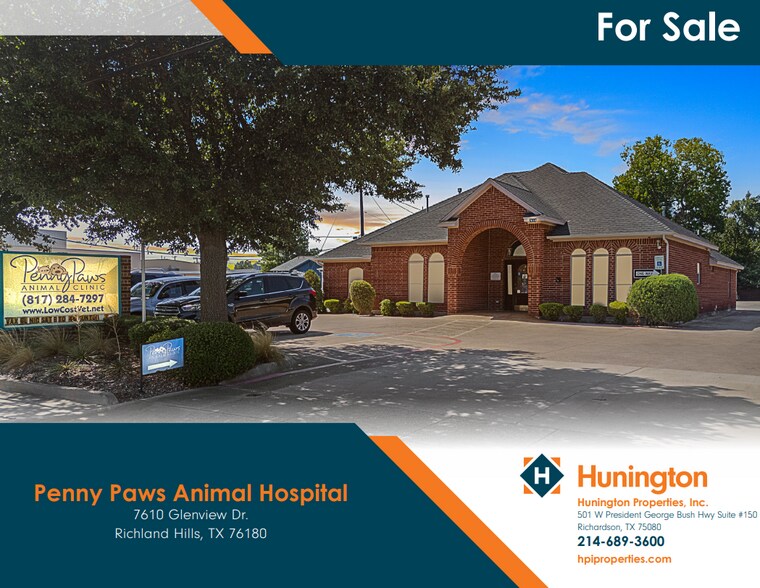 Primary Photo Of 7610 Glenview Dr, Richland Hills Veterinarian Kennel For Sale