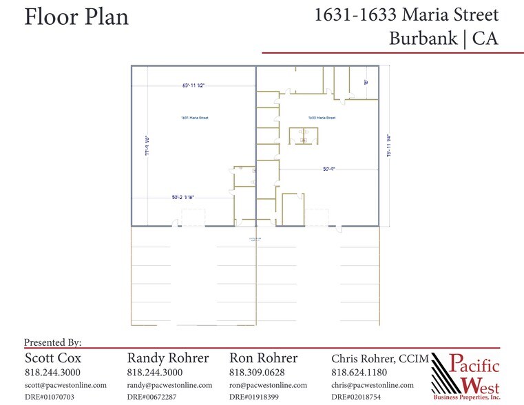 More Photos Of 1631 Maria St, Burbank Warehouse For Lease