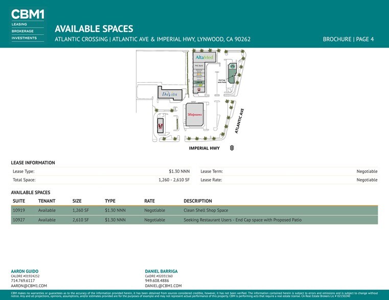 More Photos Of 10901-10923 Atlantic Ave, Lynwood Unknown For Lease