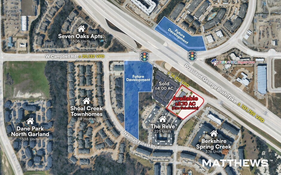 Primary Photo Of SEC W Campbell rd, Garland Land For Sale