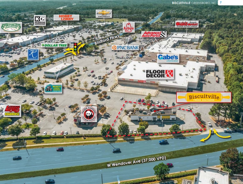 More Photos Of 4507 W Wendover Ave, Greensboro Fast Food For Sale