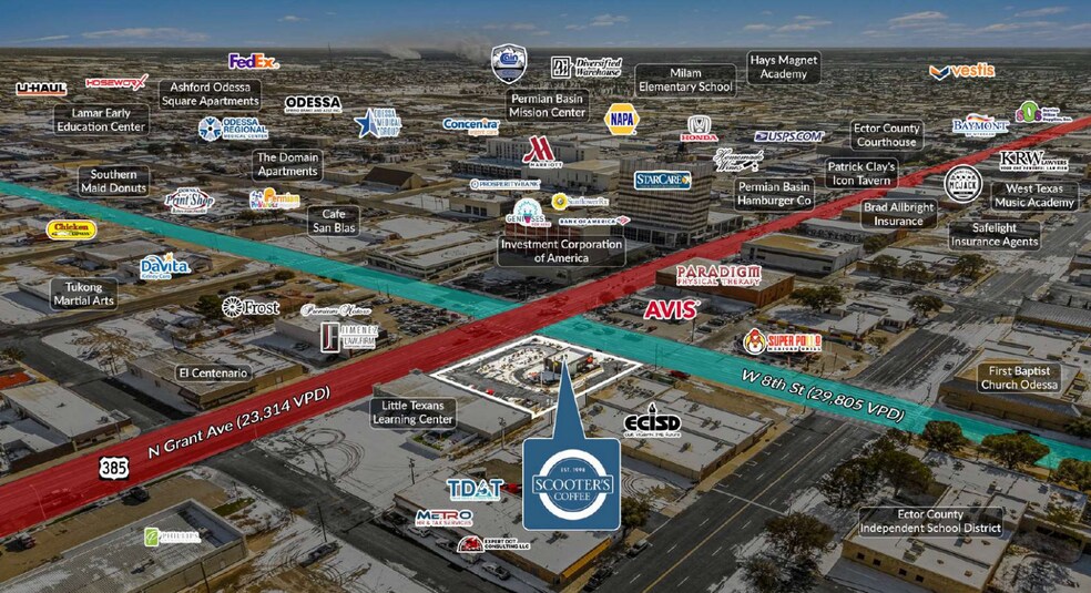 More Photos Of 801 N Grant Ave, Odessa General Retail For Sale