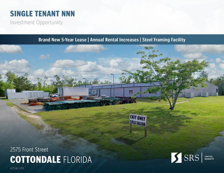Primary Photo Of 2575 Front St, Cottondale Warehouse For Sale