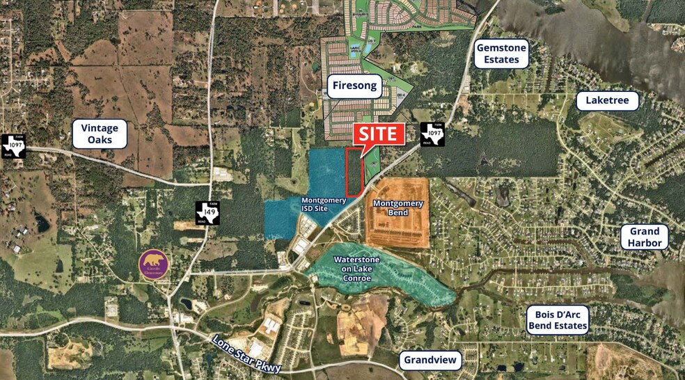 More Photos Of FM 1097, Montgomery Land For Sale