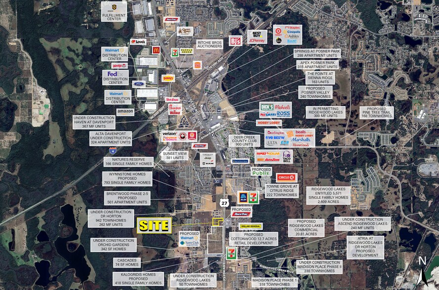 Primary Photo Of US 27 @ Holly Hill Grove 2 Rd, Davenport Land For Lease