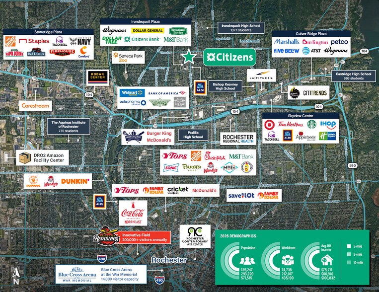 More Photos Of 2255 Hudson Ave, Rochester Bank For Sale