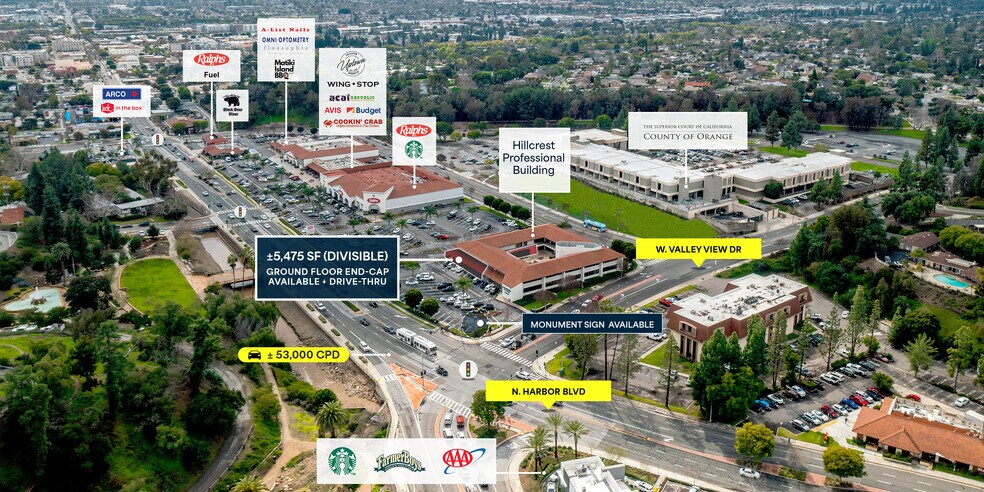 Primary Photo Of 1001-1235 N Harbor Blvd, Fullerton Unknown For Lease