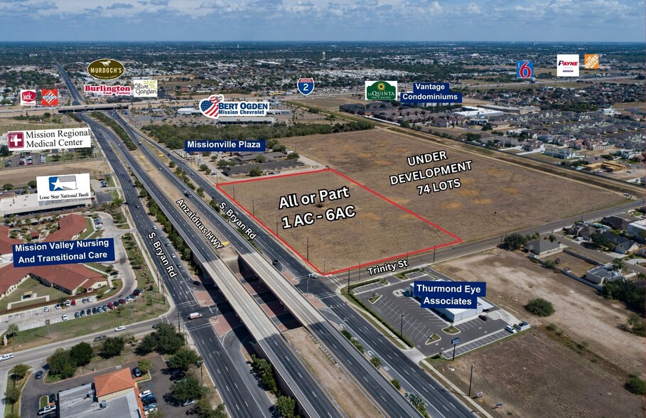 Primary Photo Of Bryan Road & Trinity Street, Mission Land For Lease