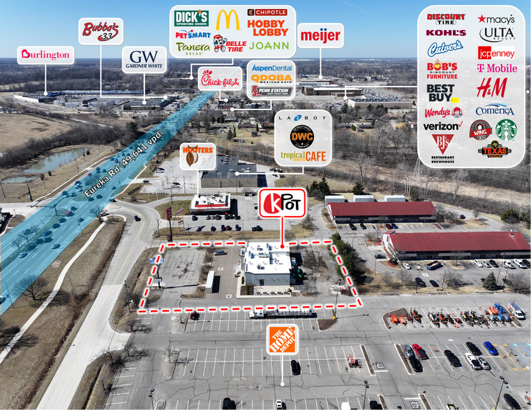 More Photos Of 21200 Penn St, Taylor Restaurant For Sale