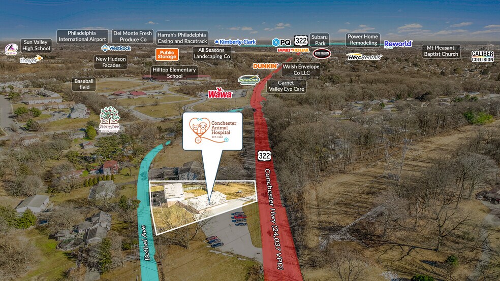 More Photos Of 530 Conchester Hwy, Boothwyn Veterinarian Kennel For Sale