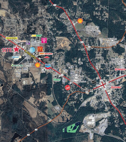 More Photos Of 2581 US Highway 43, Winfield Fast Food For Lease