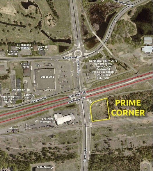 More Photos Of SE Corner Of Hwy 210 And Cypress Drive, Baxter Land For Sale