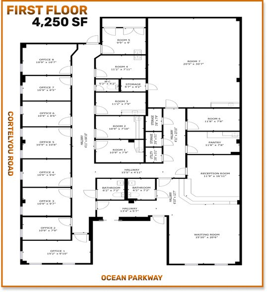 More Photos Of 421 Ocean Pky, Brooklyn Office For Sale