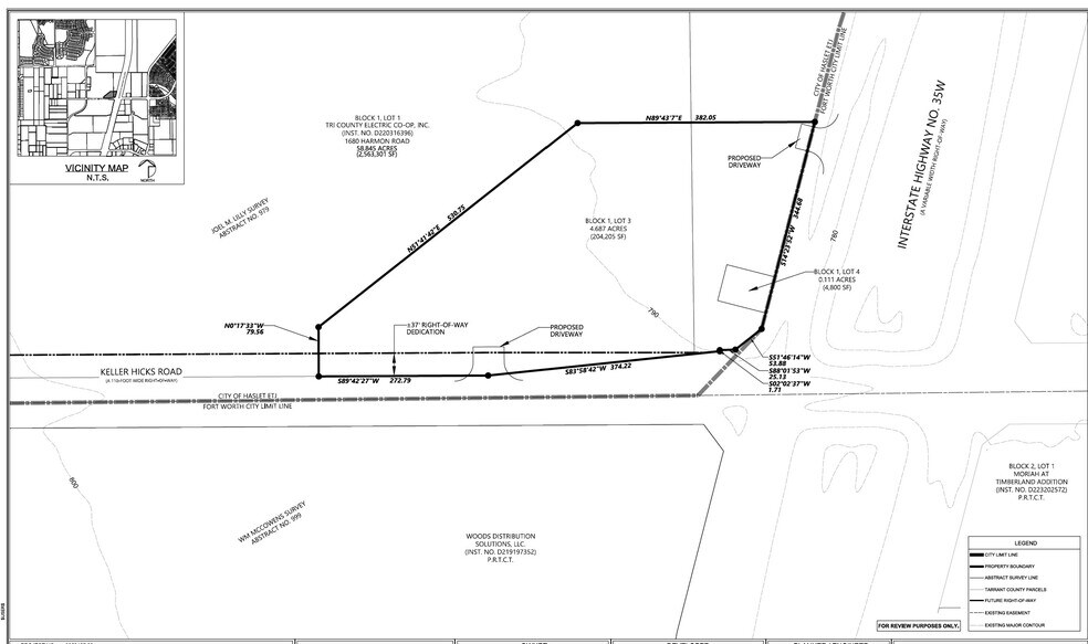 More Photos Of Keller Hicks & IH-35 W, Fort Worth Land For Sale