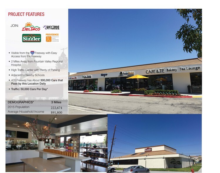 More Photos Of 9430 Warner Ave, Fountain Valley General Retail For Lease
