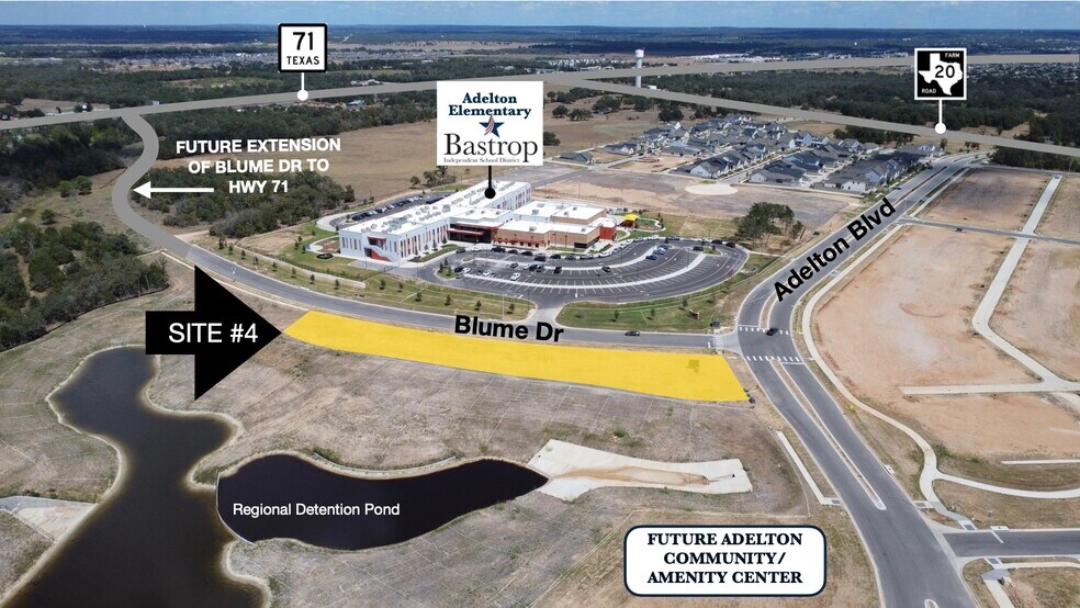 More Photos Of Retail Development Land, Bastrop Land For Sale