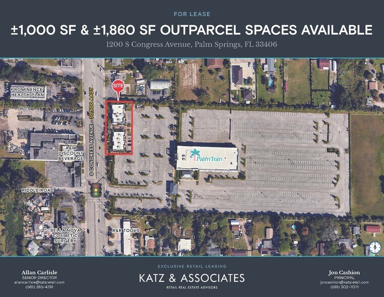 Primary Photo Of 1180-1190 S Congress Ave, Palm Springs Storefront For Lease