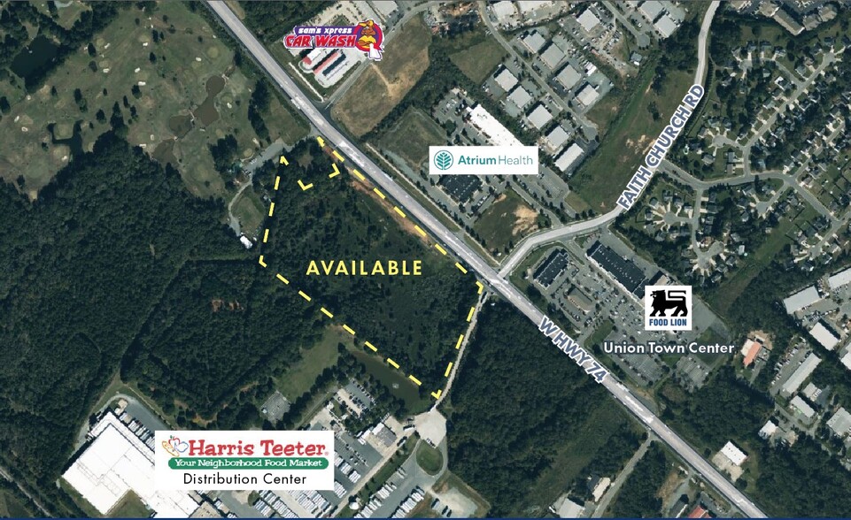 Primary Photo Of Hwy 74 & Faith Church Rd, Indian Trail Land For Sale