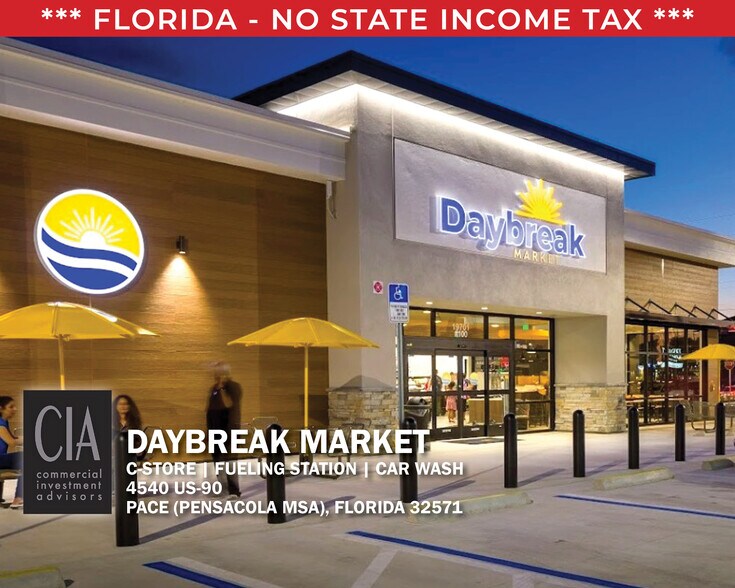 Primary Photo Of 4540 Us-90, Pace Service Station For Sale