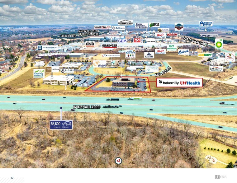 More Photos Of 500 Midland Ct, Janesville Office For Sale