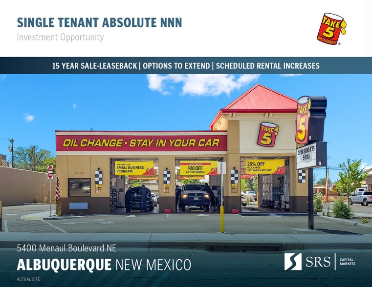 Primary Photo Of 5400 Menaul Blvd NE, Albuquerque Auto Repair For Sale