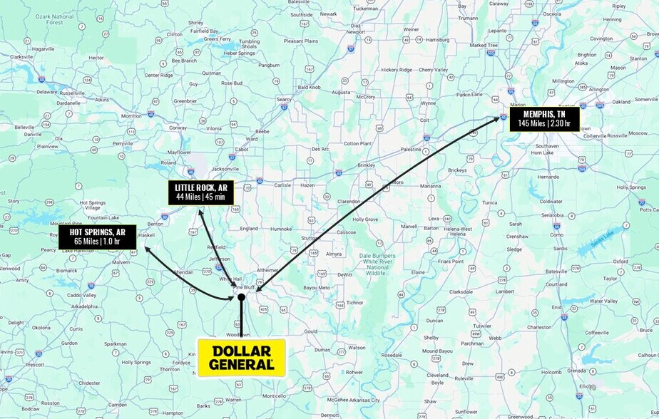 More Photos Of 2110 Ridgway Rd, Pine Bluff General Retail For Sale