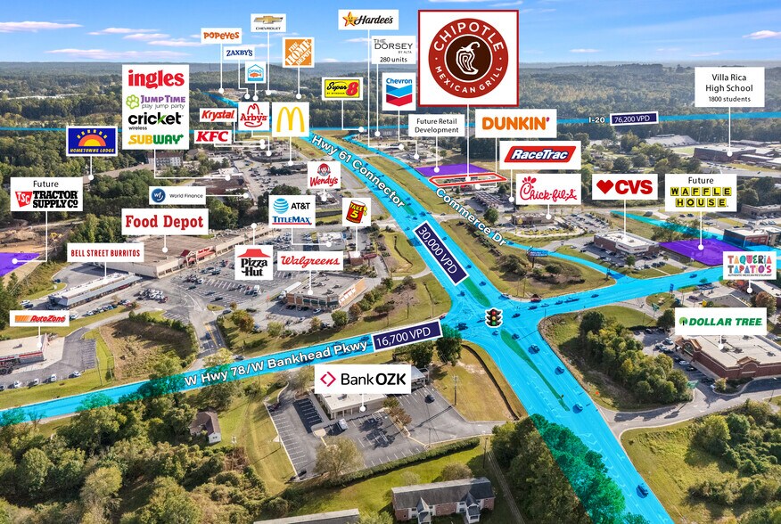 More Photos Of 147 Commerce Dr, Villa Rica Fast Food For Sale