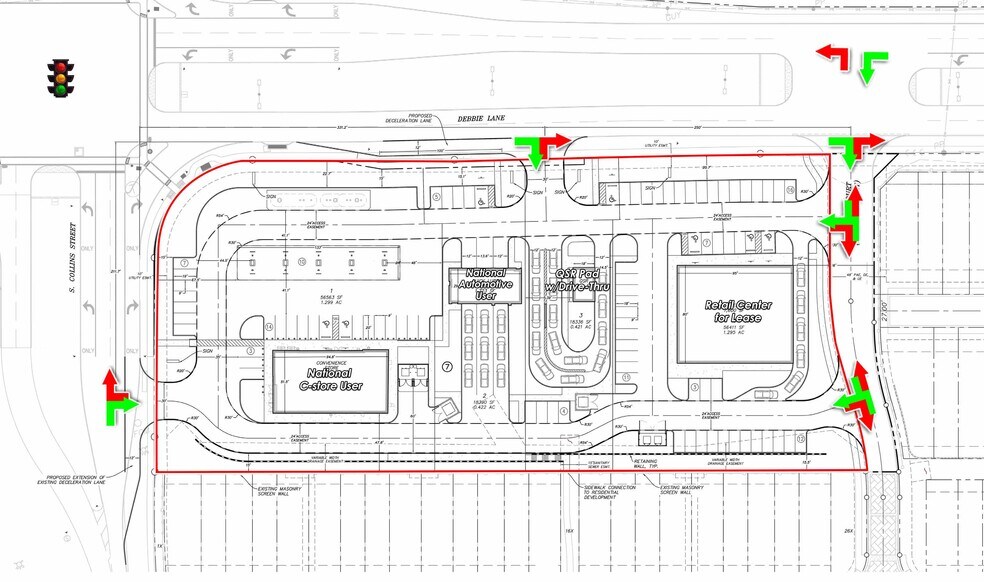 More Photos Of SEC DEBBIE LN & COLLINS ST St, Arlington Land For Lease