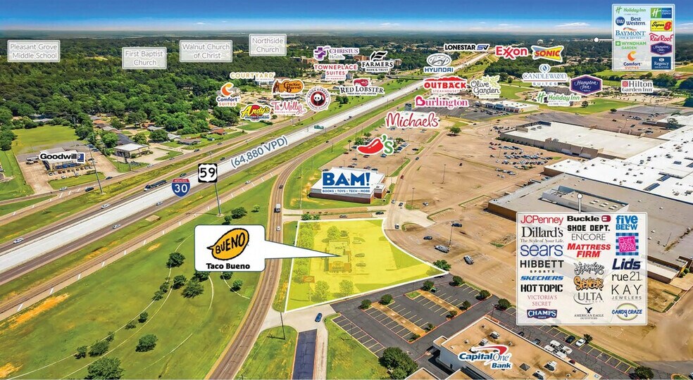 More Photos Of 2400 Richmond Rd, Texarkana Unknown For Lease