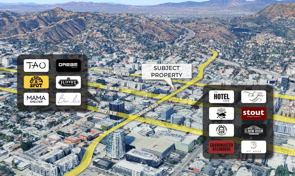 More Photos Of 1641-1651 Cahuenga Blvd, Los Angeles Restaurant For Lease