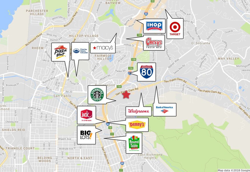 More Photos Of 3436-3440 San Pablo Dam Rd, San Pablo Land For Sale