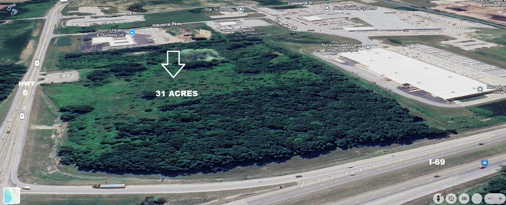 More Photos Of I-69 Interchange at 6 hwy, Waterloo Land For Sale