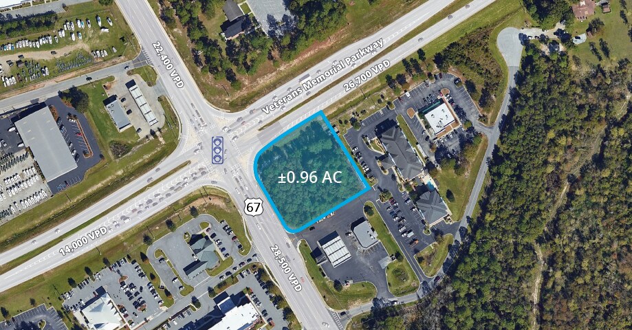 Primary Photo Of Veterans Memorial Pky, Statesboro Land For Sale