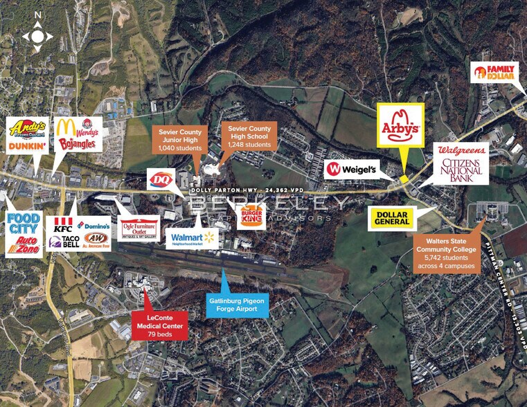 More Photos Of 1528 Dolly Parton Pkwy, Sevierville Fast Food For Sale