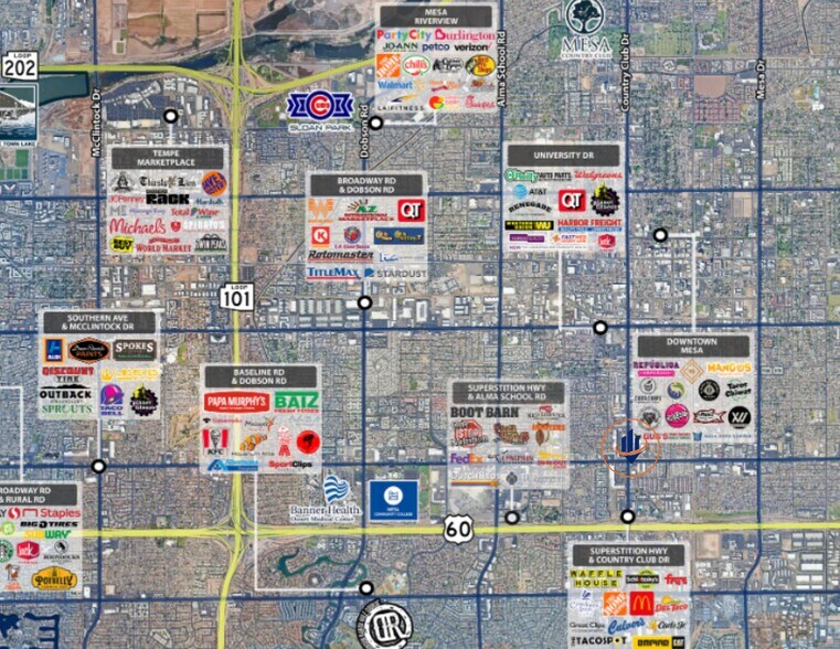 More Photos Of Country Club Dr.& Southern Ave, Mesa Fast Food For Lease