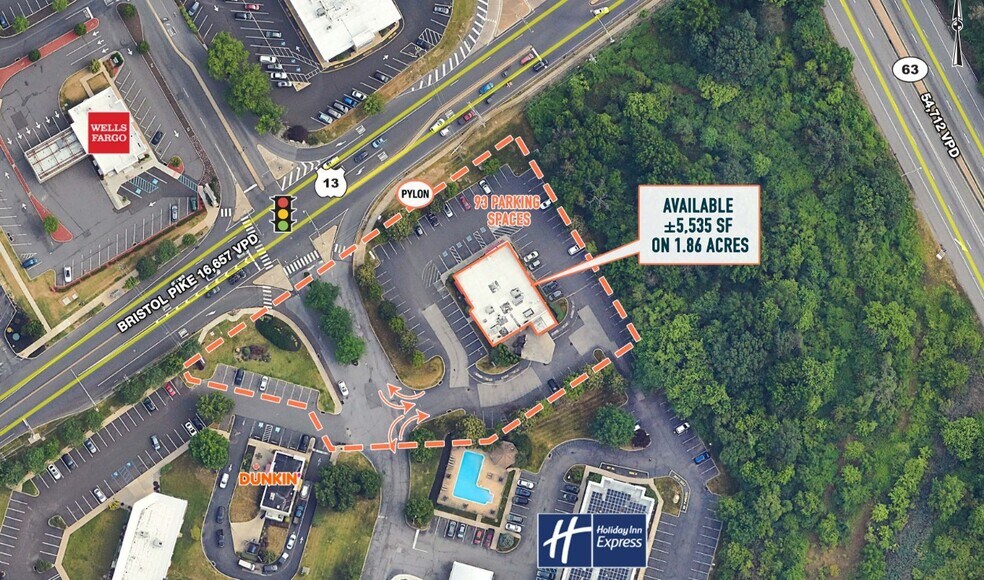 More Photos Of 1369 Bristol Pike, Bensalem Restaurant For Lease