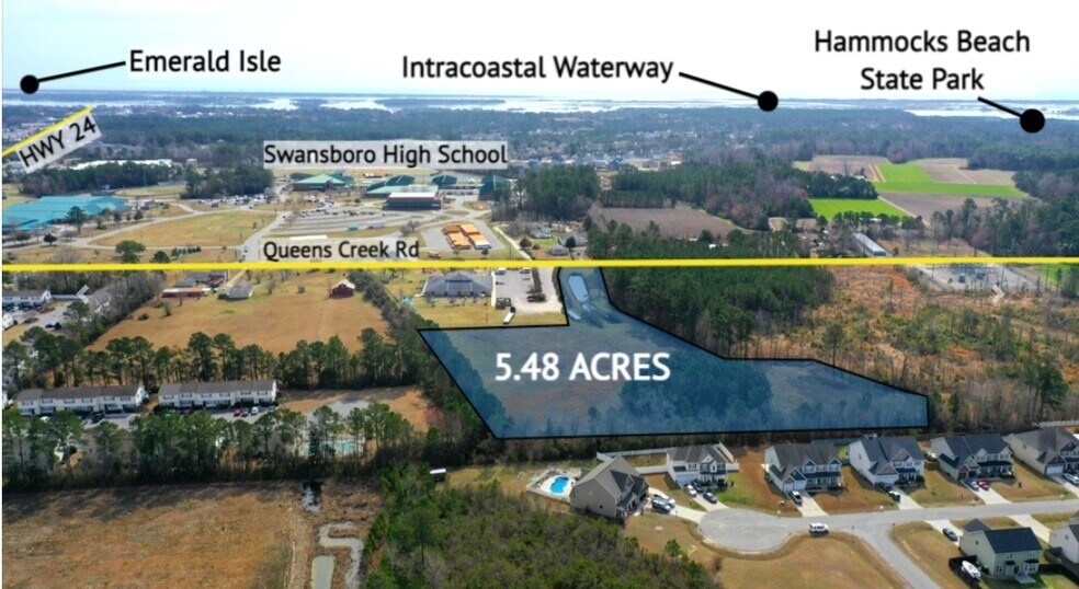 Primary Photo Of 168 Queens Creek Rd, Swansboro Land For Sale