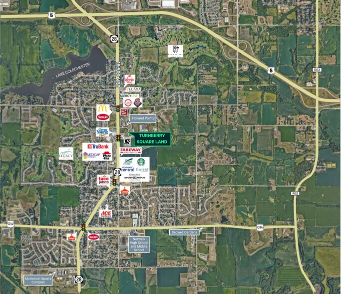 More Photos Of Highway 28 & Turnberry Drive, Norwalk Land For Sale