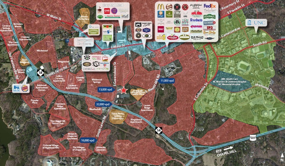 More Photos Of 101 Two Hills Dr, Carrboro Storefront Retail Office For Lease