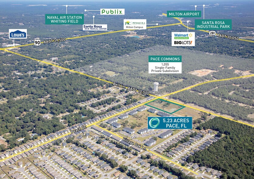 More Photos Of Peach Drive, Pace Land For Sale