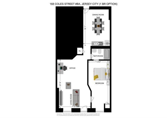 More Photos Of 168 COLES St, Jersey City Office Residential For Sale