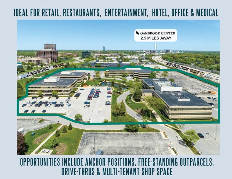 More Photos Of Butterfield Rd & Meyers Rd, Oak Brook Land For Lease