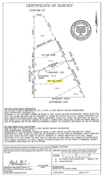 More Photos Of 805 Pine Grove Avenue, Port Huron Land For Sale