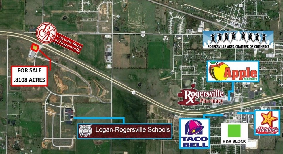 More Photos Of 203 S Jamestown Blvd, Rogersville Land For Sale