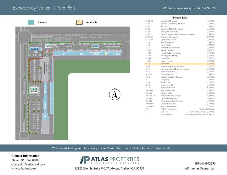 More Photos Of 85-185 Ramona Expy, Perris Unknown For Lease