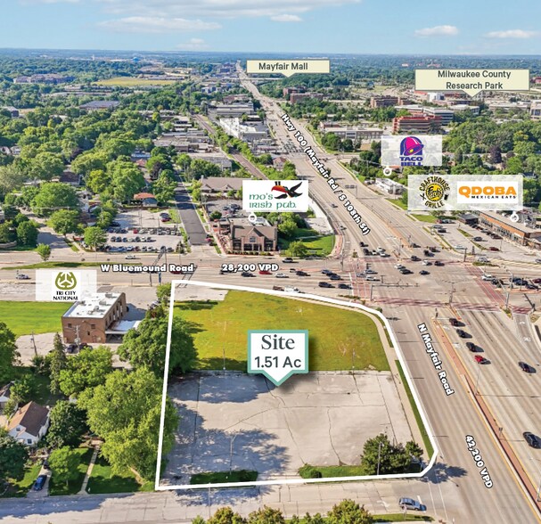 More Photos Of Hwy 100 & Bluemond Rd, Wauwatosa Land For Lease