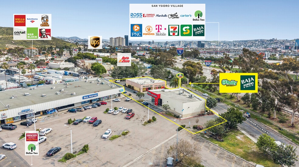 More Photos Of 4550 Border Village Rd, San Diego Freestanding For Sale