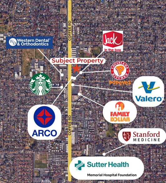 More Photos Of 2704 Coffee Rd, Modesto Freestanding For Lease